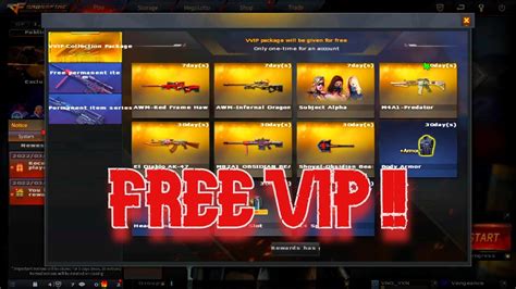 how to get free vip in crossfire ph 2017